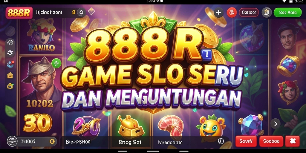 Tampilan menarik dari gameplay Slot 888R yang mengasyikkan.