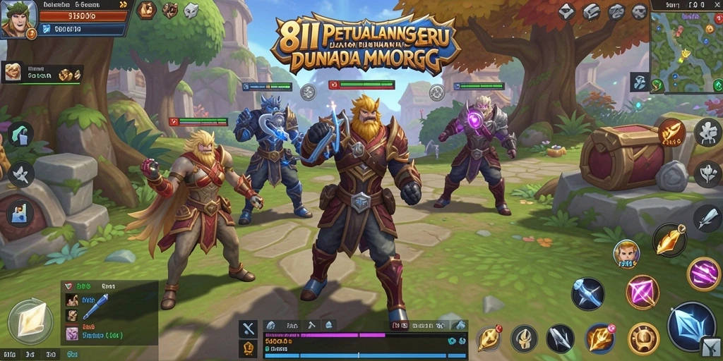 Gameplay seru di dunia fantasi <strong>8II</strong> yang penuh petualangan.