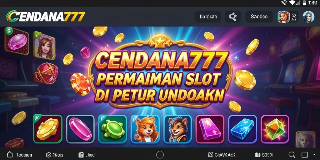 Tampilan permainan Slot yang menarik dari CENDANA777.