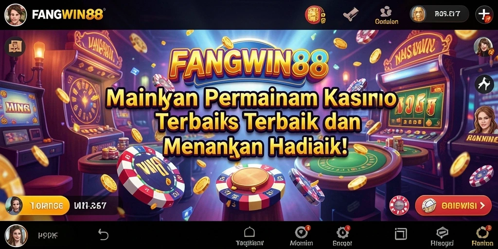 Tampilan permainan Kasino FANGWIN88 yang mendebarkan dan menarik.