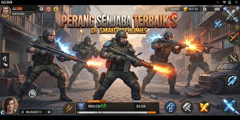 Screenshot GG368 menampilkan aksi tembak-menembak yang intens dan grafis yang menakjubkan.