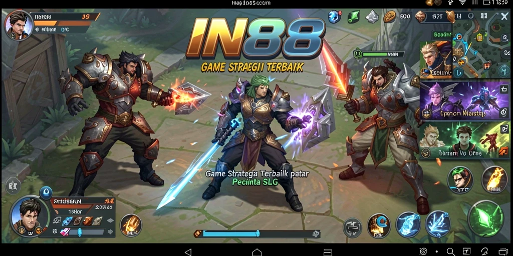 Tampilan gameplay strategis dalam IN88 dengan grafis menakjubkan.