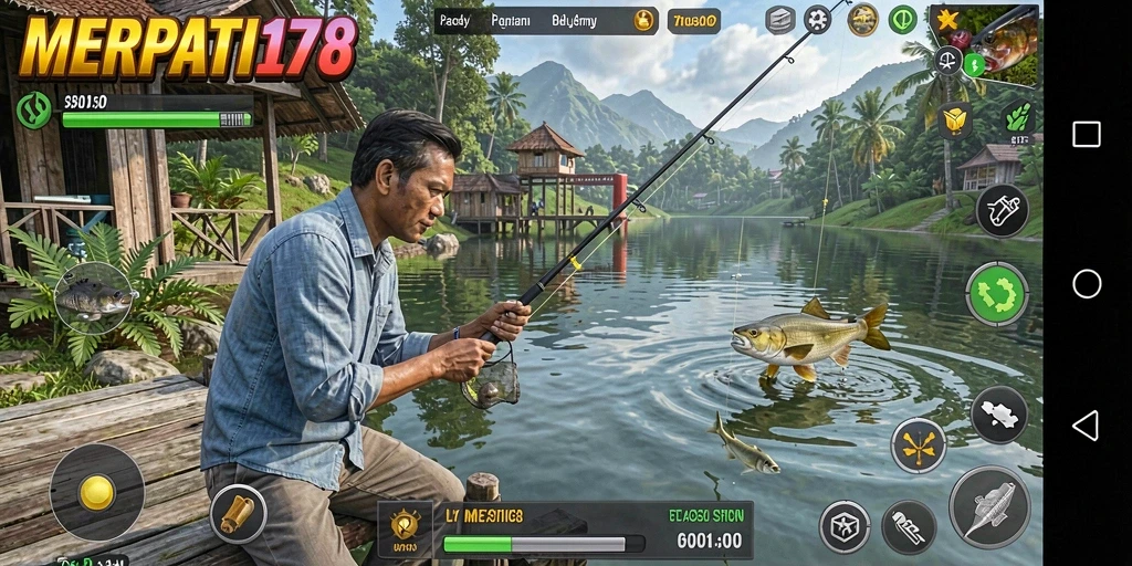Tangkapan ikan yang memukau dalam gameplay MERPATI178.