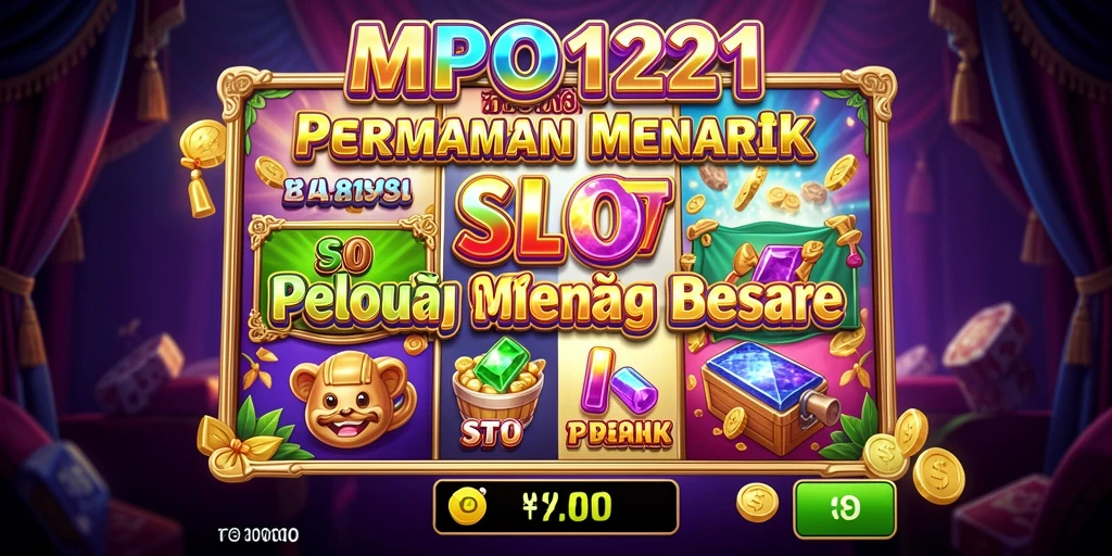 Tampilan gameplay Slot MPO1221 yang menarik dan memukau.