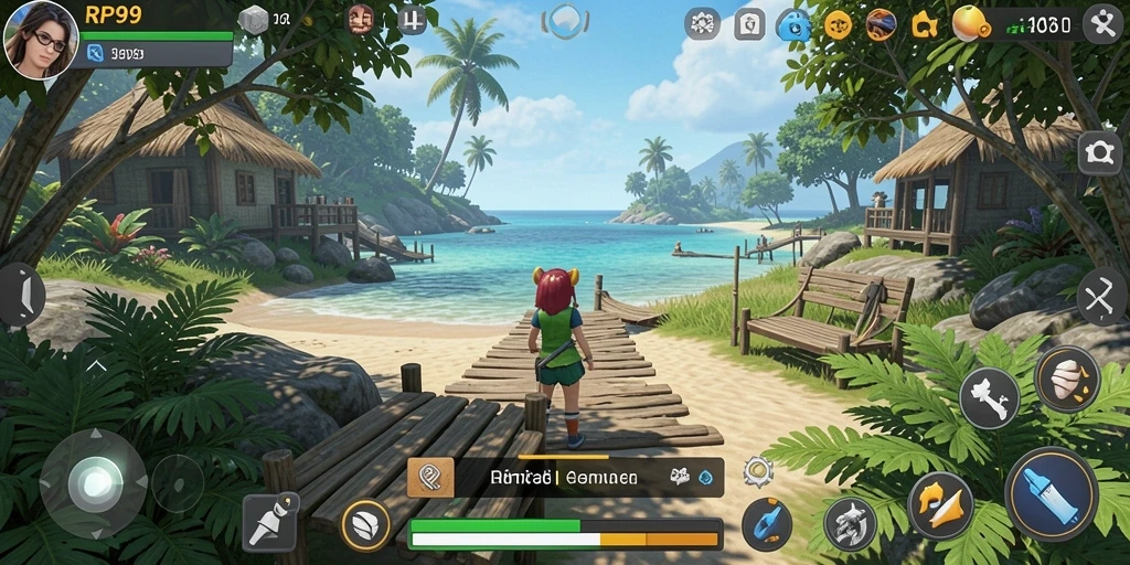 Tampilan gameplay santai dan menghibur dari RP99.
